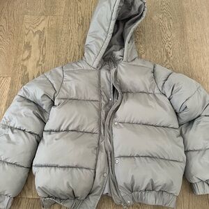 Misguided cropped puffer jacket